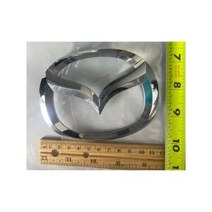 Mazda Chrome Logo Emblem Rear Trunk Grille Badge OEM Car Symbol